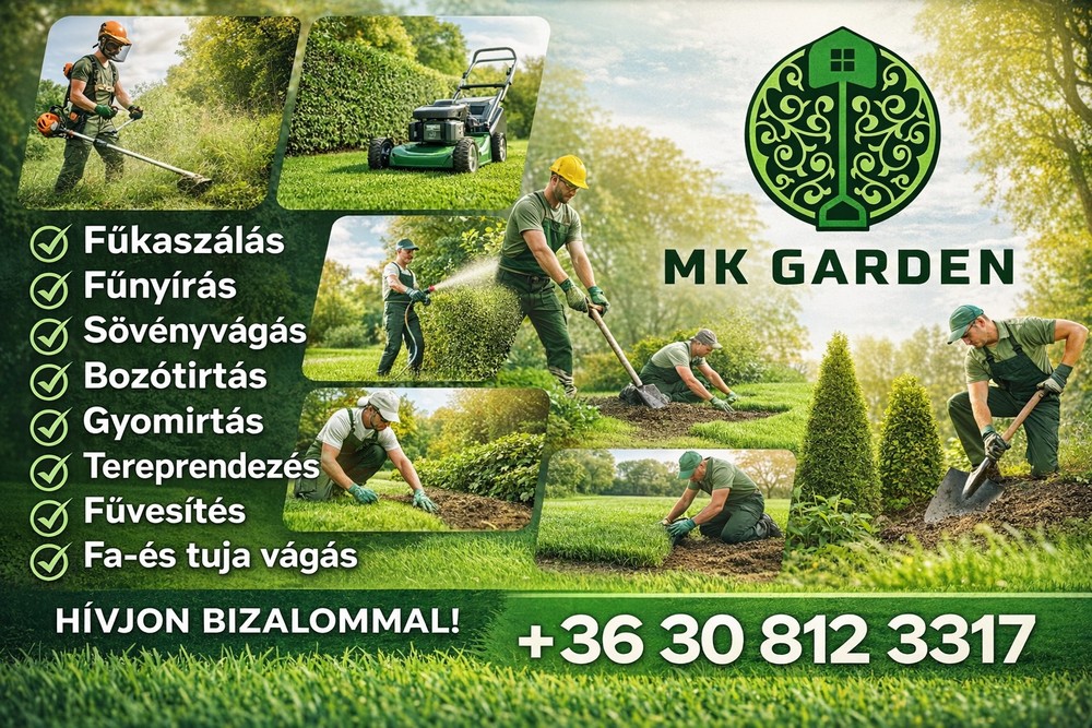 Marcin Kristóf zöldterület kezelő